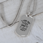 I Cannot Lie Necklace Stainless Steel or 18k Gold Dog Tag 24" Chain-Express Your Love Gifts