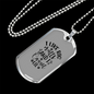 I Cannot Lie Necklace Stainless Steel or 18k Gold Dog Tag 24" Chain-Express Your Love Gifts