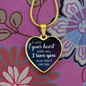I Carry Your Heart Necklace Stainless Steel or 18k Gold Heart 18-22"-Express Your Love Gifts