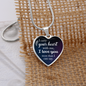 I Carry Your Heart Necklace Stainless Steel or 18k Gold Heart 18-22"-Express Your Love Gifts