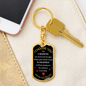 I Choose You Keychain Stainless Steel or 18k Gold Dog Tag Keyring-Express Your Love Gifts