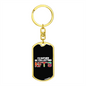 I'd Rather Be Collecting NFT's Crypto Keychain Stainless Steel or 18k Gold Dog Tag Keyring-Express Your Love Gifts