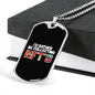 I'd Rather Be Collecting NFT's Crypto Necklace Stainless Steel or 18k Gold Dog Tag 24" Chain-Express Your Love Gifts