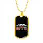 I'd Rather Be Collecting NFT's Crypto Necklace Stainless Steel or 18k Gold Dog Tag 24" Chain-Express Your Love Gifts
