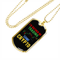 I'd Rather Be Trading Some Crypto Crypto Necklace Stainless Steel or 18k Gold Dog Tag 24" Chain-Express Your Love Gifts