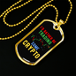 I'd Rather Be Trading Some Crypto Crypto Necklace Stainless Steel or 18k Gold Dog Tag 24" Chain-Express Your Love Gifts