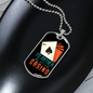 I'd Rather Beat The Casino Gambler Necklace Stainless Steel or 18k Gold Dog Tag 24" Chain-Express Your Love Gifts