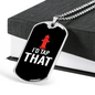 I'D Tap That Firefighter Gift Stainless Steel or 18k Gold Dog Tag 24" Chain-Express Your Love Gifts