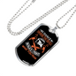 I Dance I Fight Firefighter Gift Stainless Steel or 18k Gold Dog Tag 24" Chain-Express Your Love Gifts