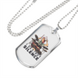 I Destroy Silence Drummer Necklace Stainless Steel or 18k Gold Dog Tag 24" Chain-Express Your Love Gifts