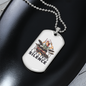 I Destroy Silence Drummer Necklace Stainless Steel or 18k Gold Dog Tag 24" Chain-Express Your Love Gifts