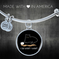 I Do What Cat Bracelet Stainless Steel or 18k Gold Circle Bangle-Express Your Love Gifts