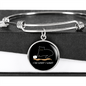 I Do What Cat Bracelet Stainless Steel or 18k Gold Circle Bangle-Express Your Love Gifts