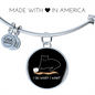 I Do What Cat Bracelet Stainless Steel or 18k Gold Circle Bangle-Express Your Love Gifts
