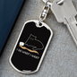I Do What I Want Cat Keychain Stainless Steel or 18k Gold Dog Tag Keyring-Express Your Love Gifts