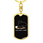 I Do What I Want Cat Keychain Stainless Steel or 18k Gold Dog Tag Keyring-Express Your Love Gifts