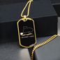 I Do What Want Black Cat Necklace Stainless Steel or 18k Gold Dog Tag 24" Chain-Express Your Love Gifts