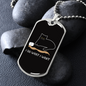 I Do What Want Black Cat Necklace Stainless Steel or 18k Gold Dog Tag 24" Chain-Express Your Love Gifts
