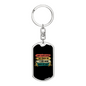 I Don'T Always Crash Cycling Keychain Stainless Steel or 18k Gold Dog Tag Keyring-Express Your Love Gifts