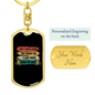 I Don'T Always Crash Cycling Keychain Stainless Steel or 18k Gold Dog Tag Keyring-Express Your Love Gifts