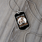 I Don't CAre Except Horses Horse Necklace Stainless Steel or 18k Gold Dog Tag 24" Chain-Express Your Love Gifts