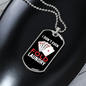 I Don't Even Fold Laundry Gambler Necklace Stainless Steel or 18k Gold Dog Tag 24-Express Your Love Gifts