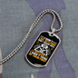 I Don't Like Bitcoins Crypto Necklace Stainless Steel or 18k Gold Dog Tag 24" Chain-Express Your Love Gifts