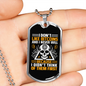 I Don't Like Bitcoins Crypto Necklace Stainless Steel or 18k Gold Dog Tag 24" Chain-Express Your Love Gifts