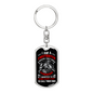 I Don'T Mind Easy Keychain Stainless Steel or 18k Gold Dog Tag Keyring-Express Your Love Gifts