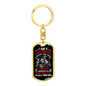 I Don'T Mind Easy Keychain Stainless Steel or 18k Gold Dog Tag Keyring-Express Your Love Gifts