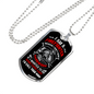 I Don'T Mind Easy Necklace Stainless Steel or 18k Gold Dog Tag 24" Chain-Express Your Love Gifts