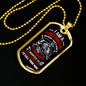 I Don'T Mind Easy Necklace Stainless Steel or 18k Gold Dog Tag 24" Chain-Express Your Love Gifts