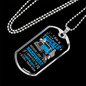 I Don'T Mind Hardwork Trucker Dog Tag Stainless Steel or 18k Gold 24" Chain-Express Your Love Gifts