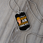 I Don't Need Education Crypto Necklace Stainless Steel or 18k Gold Dog Tag 24" Chain-Express Your Love Gifts