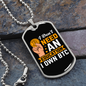 I Don't Need Education Crypto Necklace Stainless Steel or 18k Gold Dog Tag 24" Chain-Express Your Love Gifts