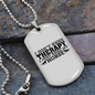 I Don't Need Therapy I Just Need My Horse Horse Necklace Stainless Steel or 18k Gold Dog Tag 24" Chain-Express Your Love Gifts