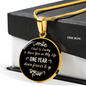 I Feel So Lucky To Have You In My Life Necklace Circle Pendant Stainless Steel or 18k Gold 18-22-Express Your Love Gifts