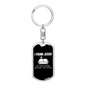 I Found Jesus Christian Keychain Stainless Steel or 18k Gold Dog Tag Keyring-Express Your Love Gifts