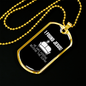 I Found Jesus Necklace Stainless Steel or 18k Gold Dog Tag 24" Chain-Express Your Love Gifts