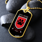 I Found Your Paw Necklace Stainless Steel or 18k Gold Dog Tag 24" Chain-Express Your Love Gifts