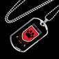 I Found Your Paw Necklace Stainless Steel or 18k Gold Dog Tag 24" Chain-Express Your Love Gifts