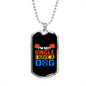 I Have a Dog Necklace Stainless Steel or 18k Gold Dog Tag 24" Chain-Express Your Love Gifts