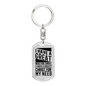 I Have A Great Christ Keychain Stainless Steel or 18k Gold Dog Tag Keyring-Express Your Love Gifts