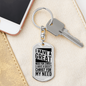 I Have A Great Christ Keychain Stainless Steel or 18k Gold Dog Tag Keyring-Express Your Love Gifts