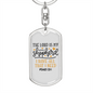 I Have All I Need Christian Keychain Stainless Steel or 18k Gold Dog Tag Keyring-Express Your Love Gifts