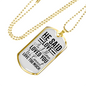 I Have Loved You Necklace Stainless Steel or 18k Gold Dog Tag 24" Chain-Express Your Love Gifts