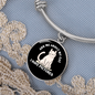 I Have Pictures Cat Bracelet Stainless Steel or 18k Gold Circle Bangle-Express Your Love Gifts