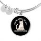 I Have Pictures Cat Bracelet Stainless Steel or 18k Gold Circle Bangle-Express Your Love Gifts