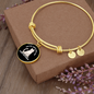 I Have Pictures Cat Bracelet Stainless Steel or 18k Gold Circle Bangle-Express Your Love Gifts