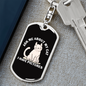 I Have Pictures Cat Keychain Stainless Steel or 18k Gold Dog Tag Keyring-Express Your Love Gifts